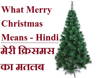 What Merry Christmas Means In Hindi