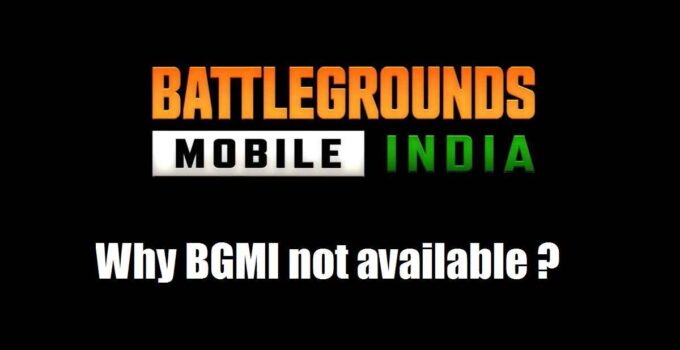 Why BGMI not available
