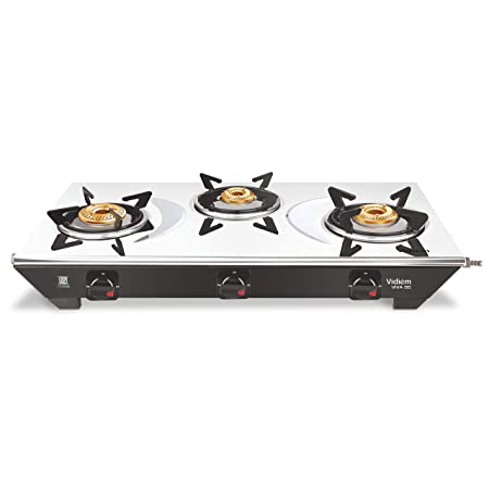 3 Burner Gas Stove Stainless Steel