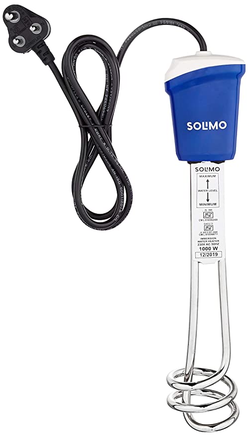 Amazon Brand - Solimo 1000 W Immersion Water Heater Rod