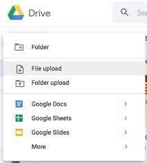 How to upload a video on google drive ?