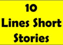 10 lines short stories with moral for adults