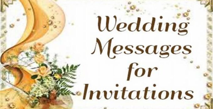 Son Wedding Invitation Message