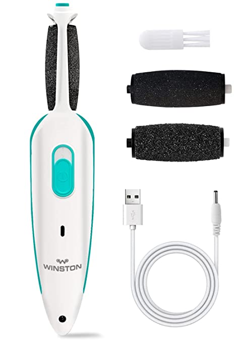 WINSTON Rechargeable Electric Callus Remover for Feet and Heels