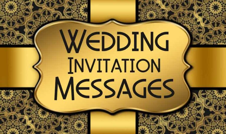 short wedding invitation message for whatsapp in english