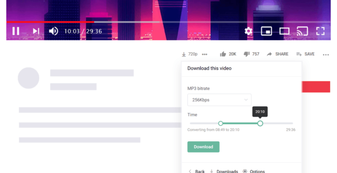 YouTube Link Video Downloader Chrome