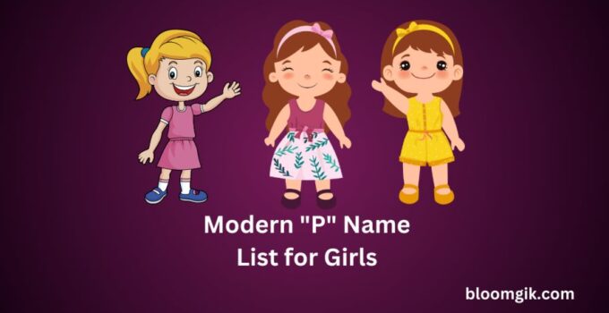 P Name List Girl in Modern