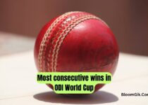 Most consecutive wins in ODI World Cup