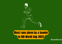 Most runs given by a bowler in ODI World Cup 2023