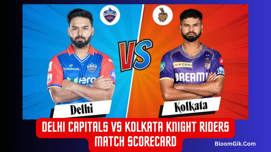 Delhi Capitals Vs Kolkata Knight Riders Match Scorecard